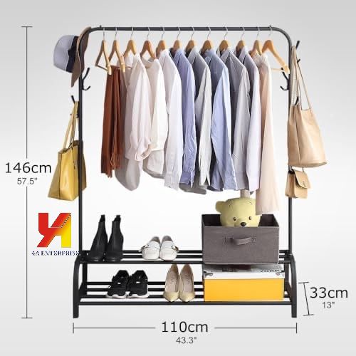 Cloth hanging stand Rack Double Shoes Rack Stand